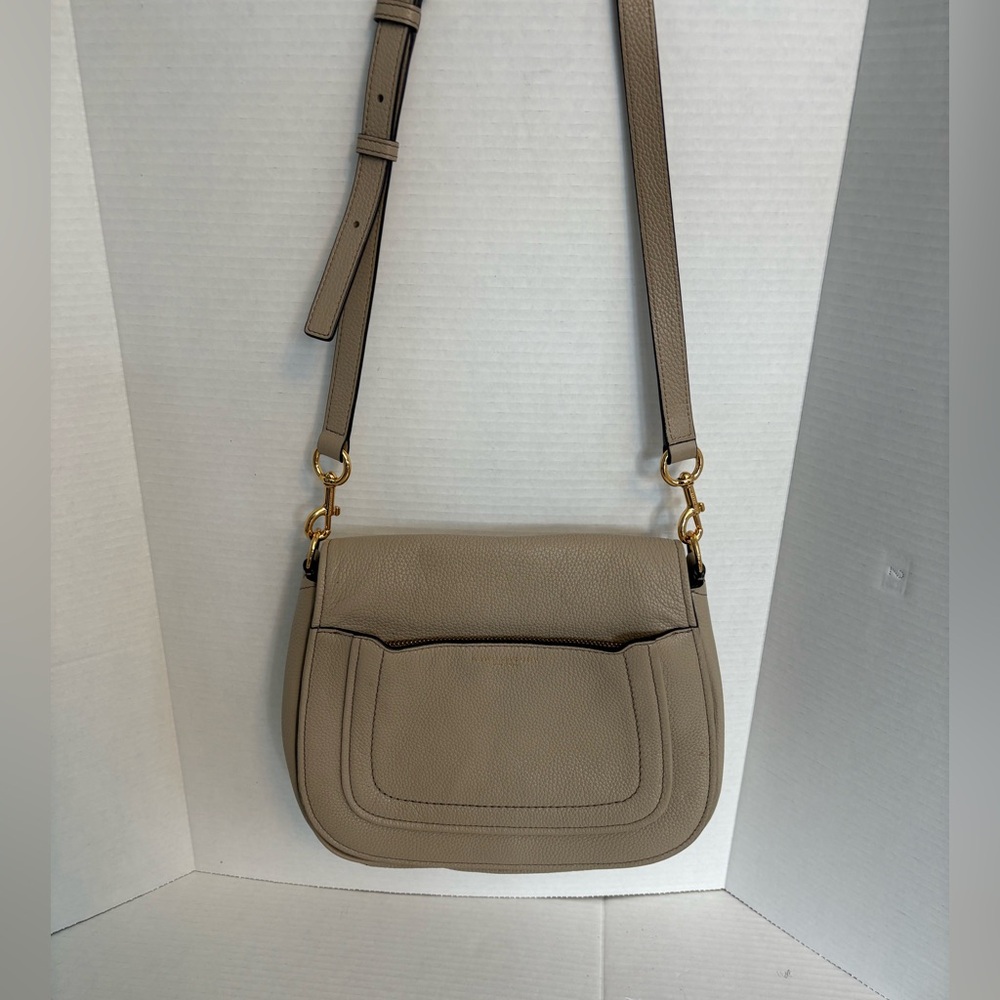 Marc Jacobs New York Tan Leather Crossbody Bag